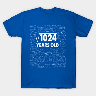 32 years old 32th birthday Gift Square Root of 1024 Science Lover Gifts Bday T-Shirt